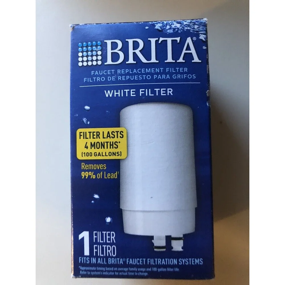 Brita‎ Filtration Systems Water Fits All Faucet Replacement Lasts 4 Months